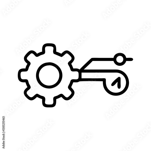 jenkins icon flat vector