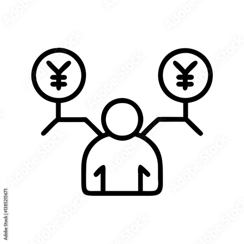 kyc icon flat vector