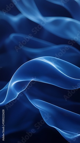 Minimalist deep blue gradient background, soft lighting transitions, professional and sleek ambiance for branding and advertising