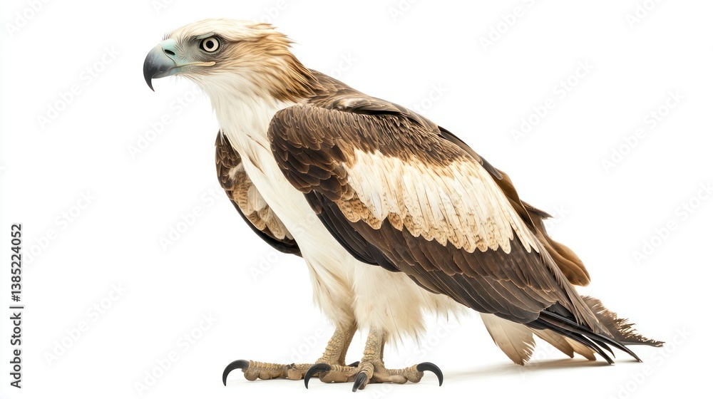 Obraz premium Philippine Eagle isolated on white background