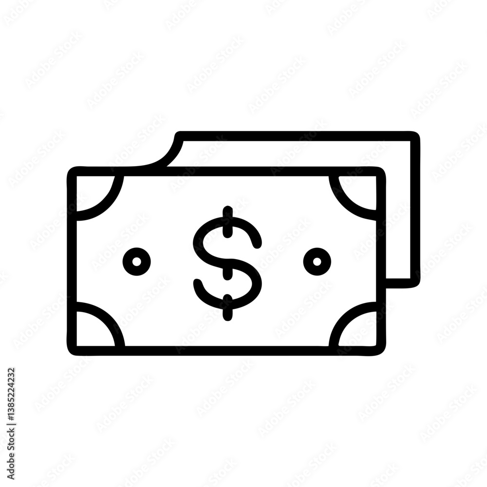 money icon flat vector money icon flat vector