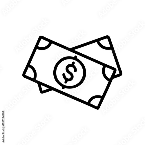 money icon flat vector