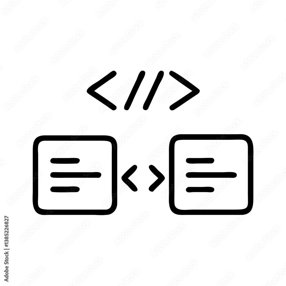 sdlc icon flat vector sdlc icon flat vector