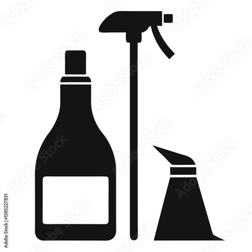Cleaning Supplies Spray Bottles, Trigger Sprayers, and Cleaning Solutions