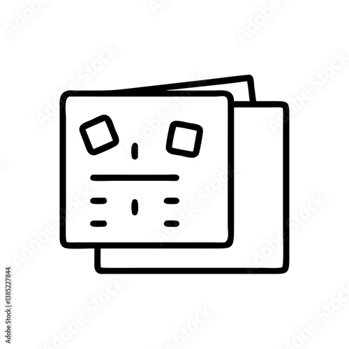 storyboarding icon flat vector