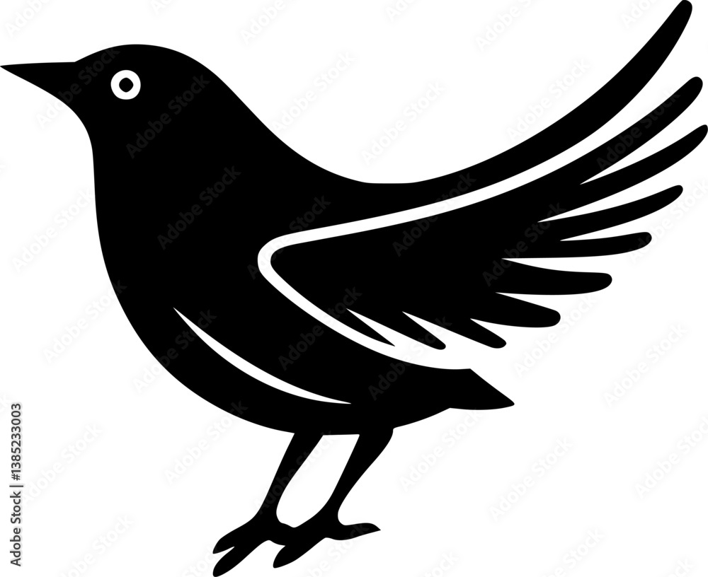 Fototapeta premium Bird - High Quality Vector Logo - Vector illustration ideal for T-shirt graphic