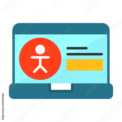 Accessibility Flat Style Icon