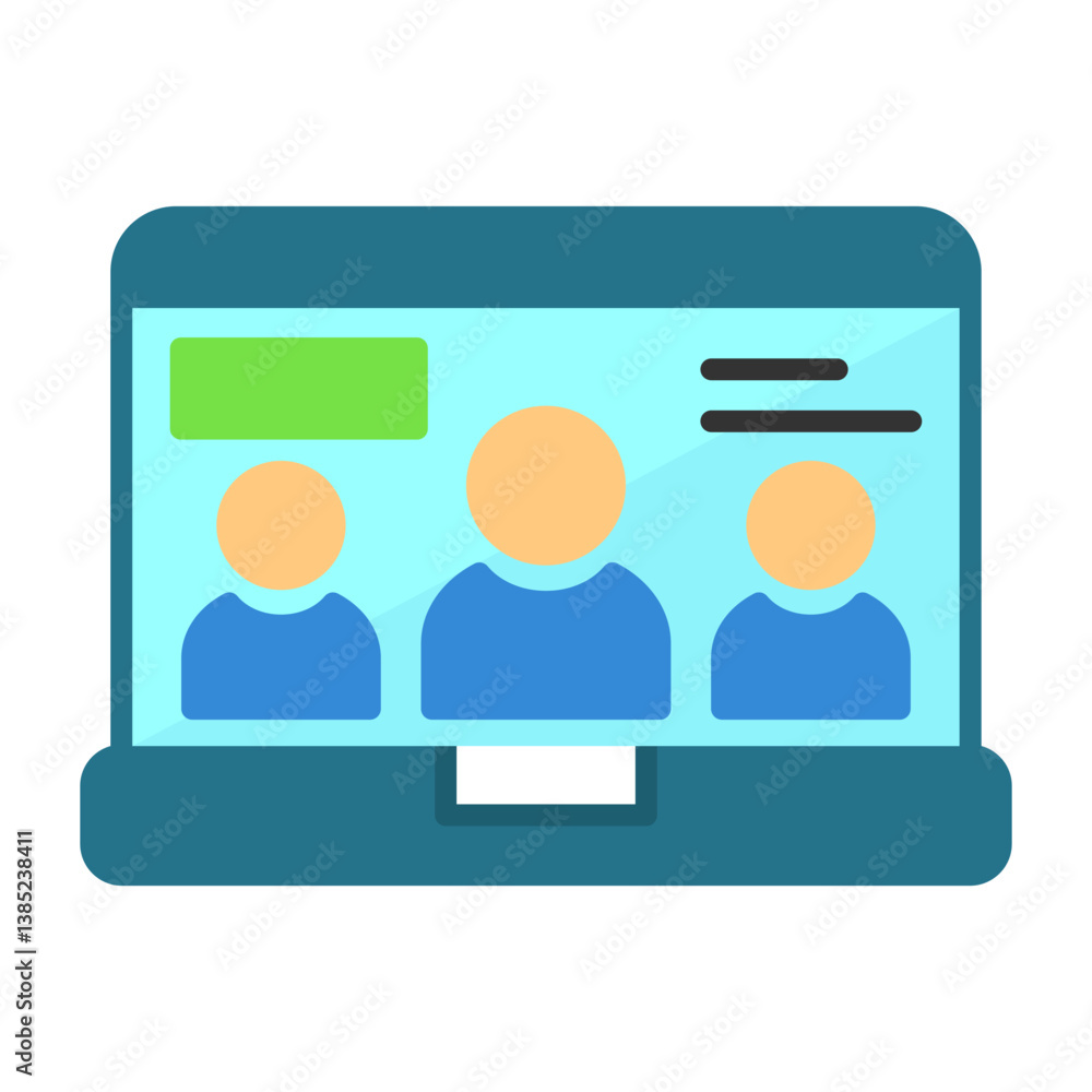 Group Flat Style Icon Group Flat Style Icon