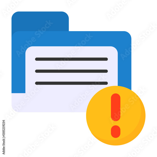 Folder Flat Style Icon