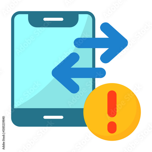Transfer Flat Style Icon