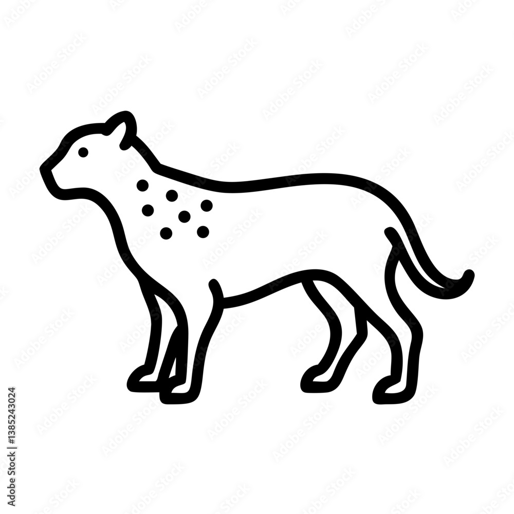 Fototapeta premium savannah flat vector