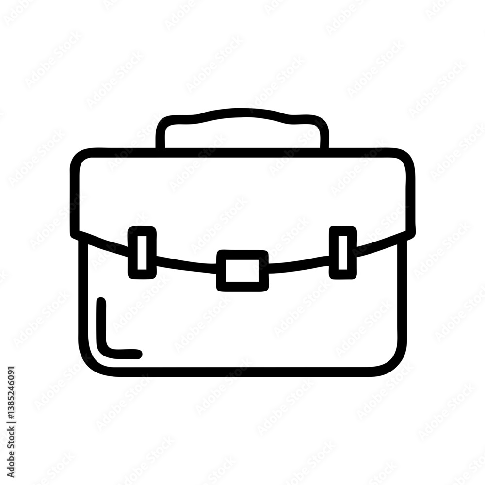 briefcase flat vector briefcase flat vector