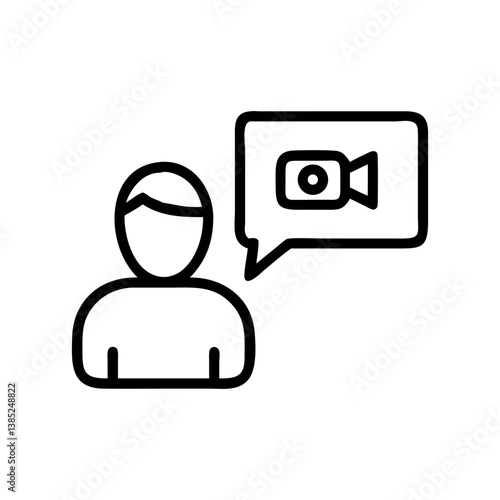 videocall flat vector