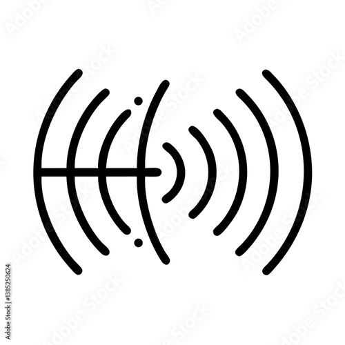 doppler-effect flat vector