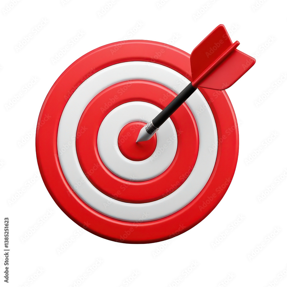 Red Arrow Aim To Business Target Goal Hit Success Center Accuracy Competition Symbol Or Strategy Dartboard And Winner Bullseye Archery Isolated On Transparent Background , Generative AI Red Arrow Aim To Business Target Goal Hit Success Center Accuracy Competition Symbol Or Strategy Dartboard And Winner Bullseye Archery Isolated On Transparent Background , Generative AI