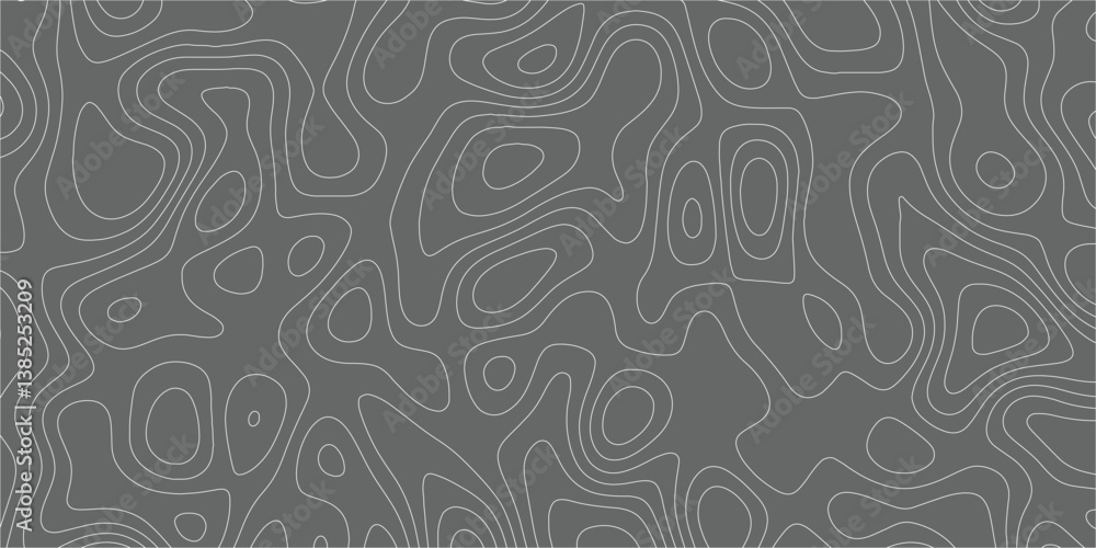 Topographic illustration with artistic elevation lines forming seamless contour pattern
Topographic illustration with artistic elevation lines forming seamless contour pattern