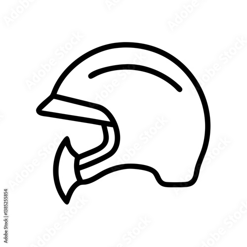 helmet flat vector