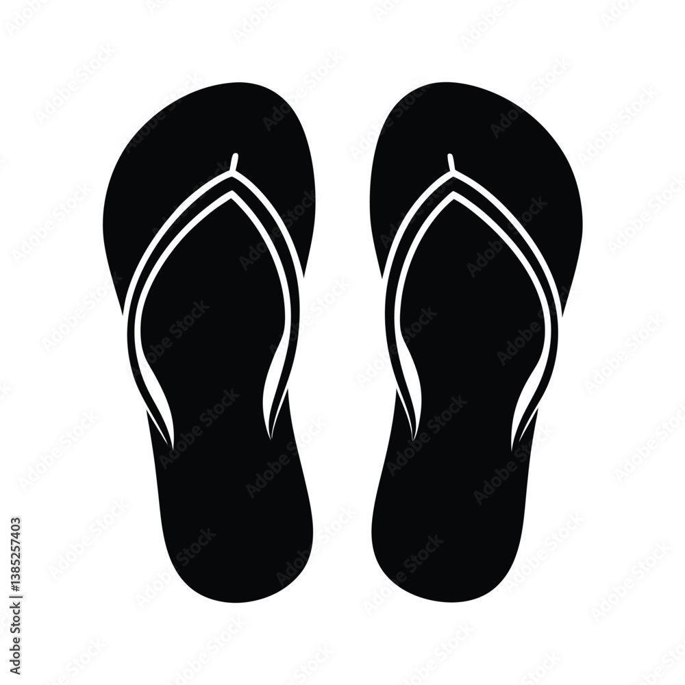 flip flops isolated on white flip flops isolated on white