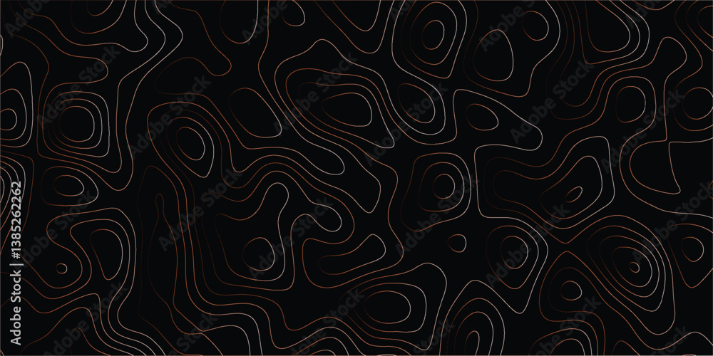 Seamless organic contour pattern featuring elevation-style abstract geometry
Seamless organic contour pattern featuring elevation-style abstract geometry