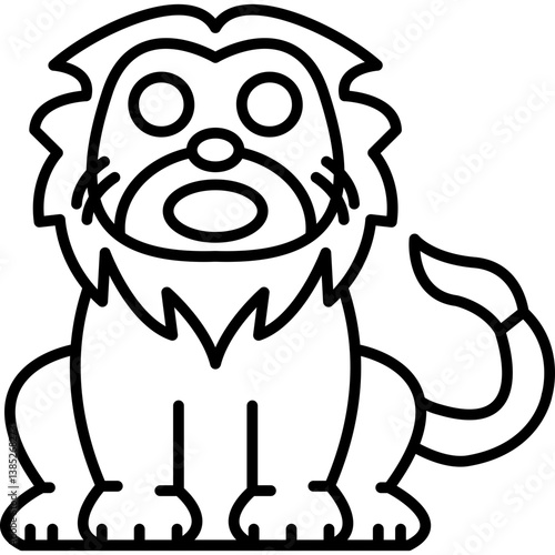 Lion Surprised Icon