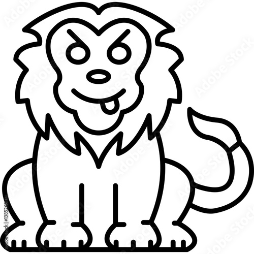 Lion Mocking Icon