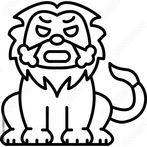 Lion Angry Icon