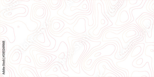 Seamless vector pattern inspired by topography and terrain contours in elegant linework

