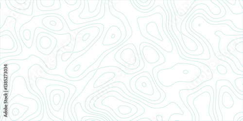 Seamless line art pattern with elevation influence and organic topographic style

