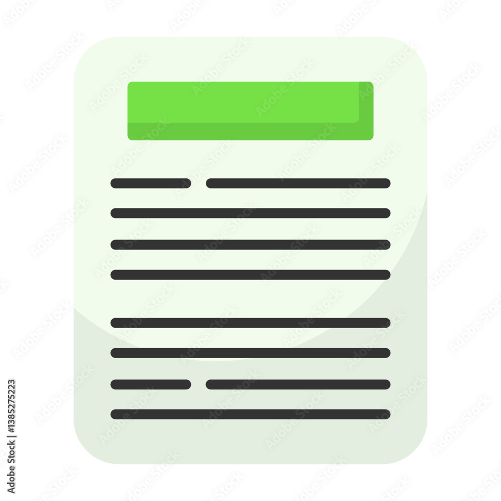 Writing Flat Icon Style Writing Flat Icon Style