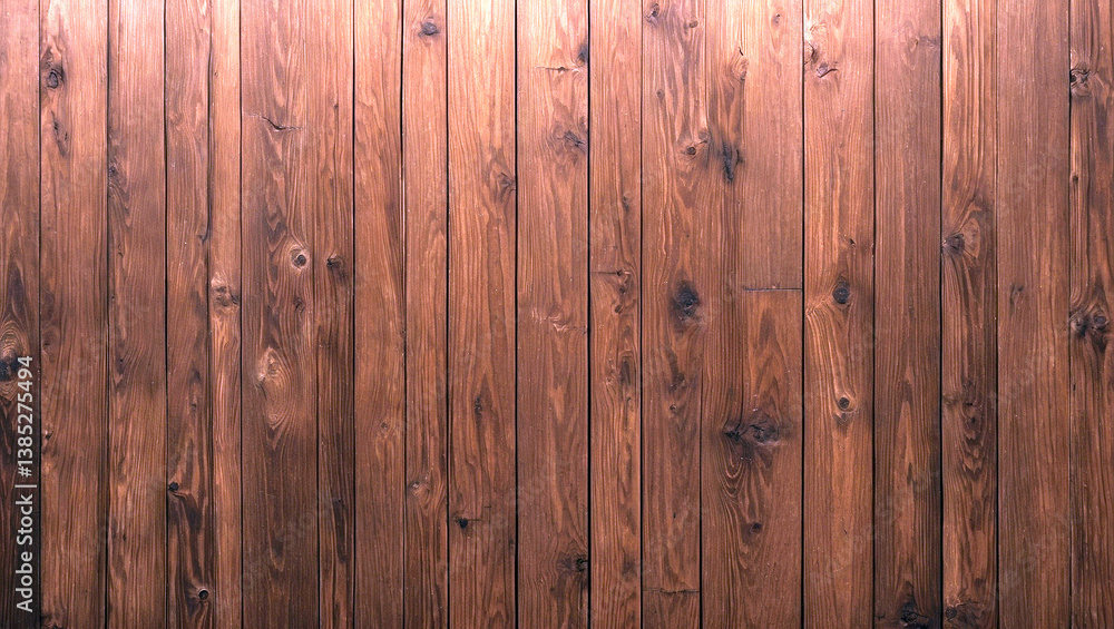 Fototapeta premium Rustic wooden background in rich brown tones