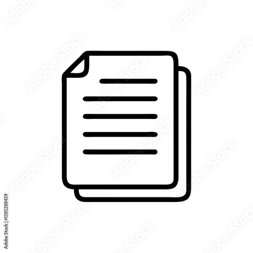 bulletin flat vector