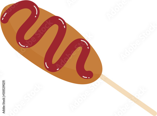 corn dog hotdog street food