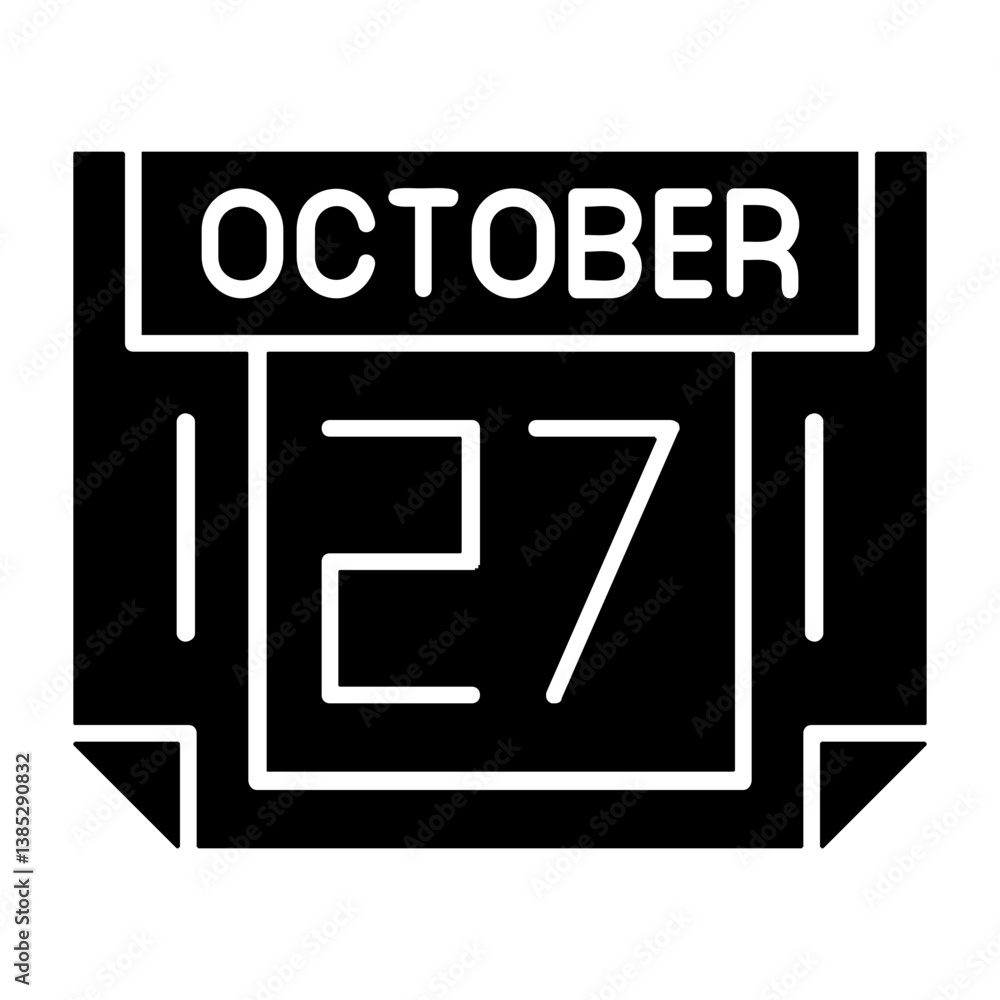27 October Solid Style Icon 27 October Solid Style Icon