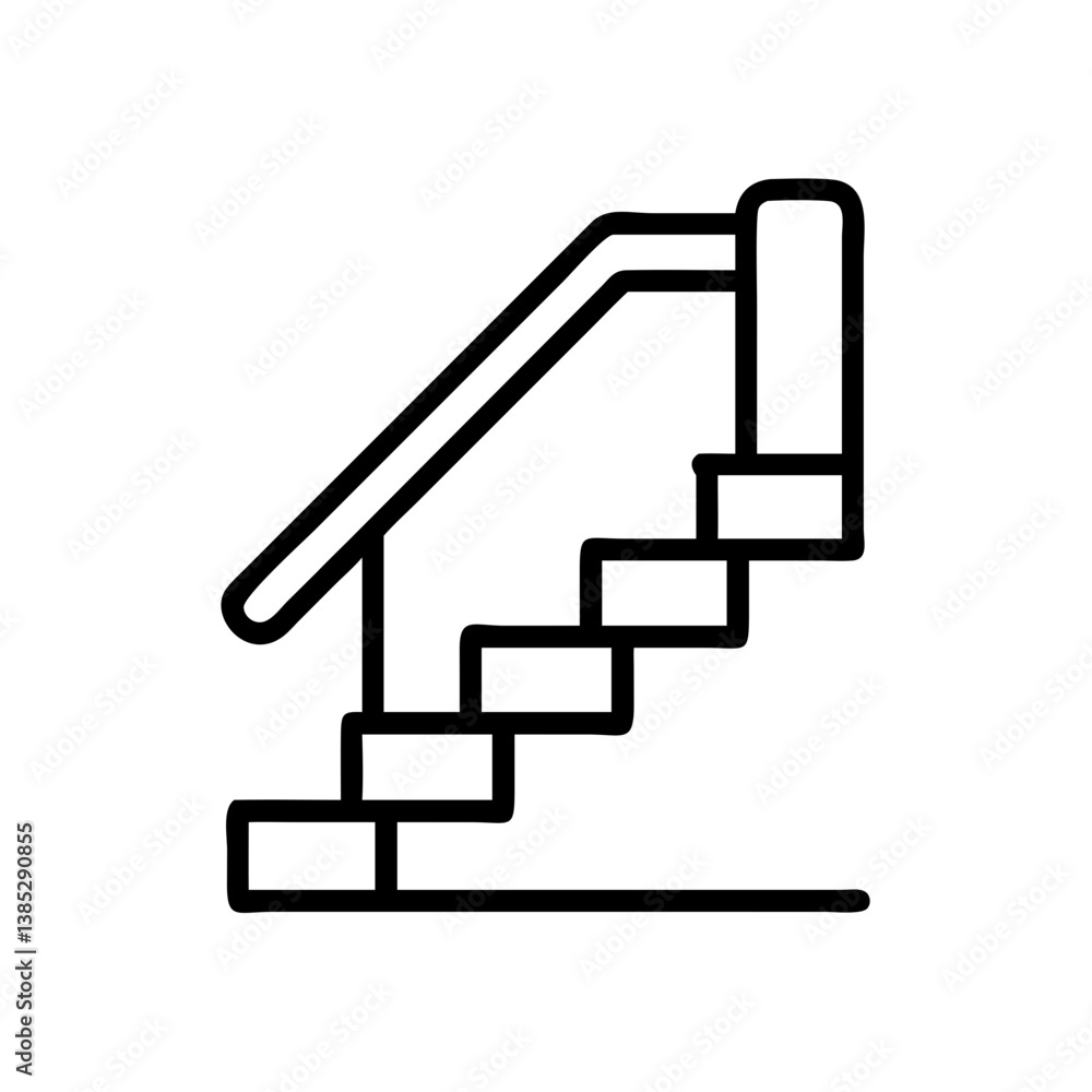 staircase flat vector staircase flat vector
