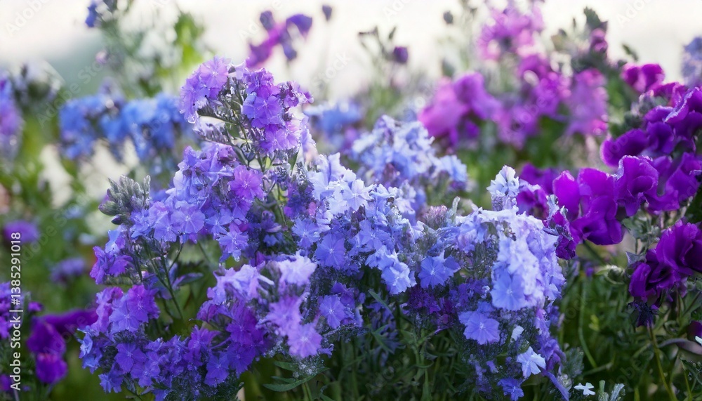 Obraz premium 美しい花の背景、いろんな種類の花がたくさん