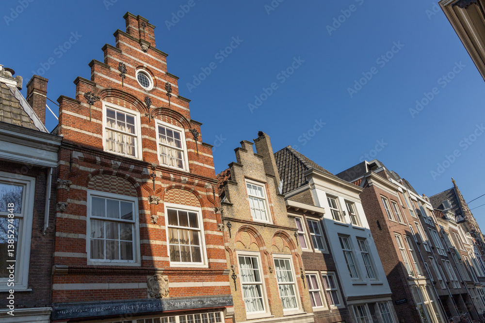 Historic buildings with a blue sky background in Dordrecht Historic buildings with a blue sky background in Dordrecht