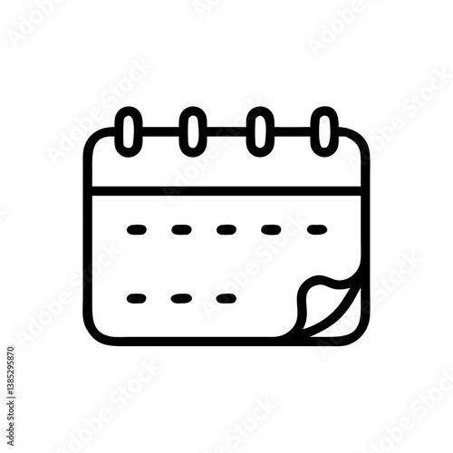 calendar flat vector