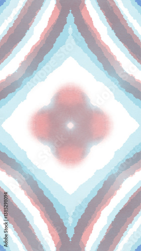 Red Blue Watercolor in a Vector Format