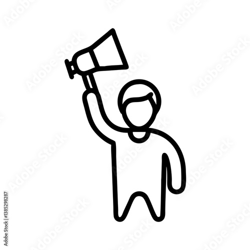 activist flat vector