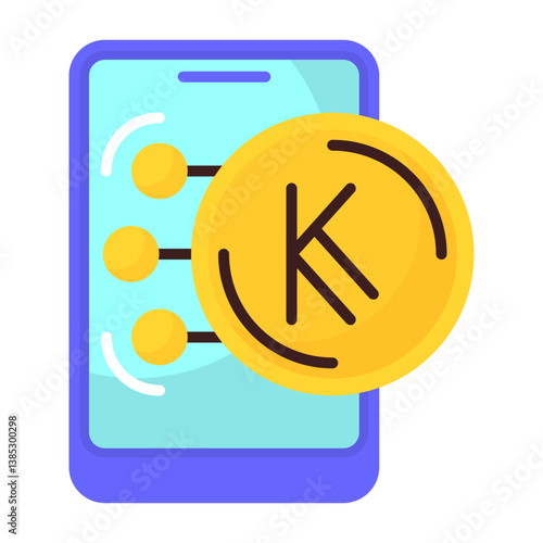 Foto Kenyan Shilling Flat Icon