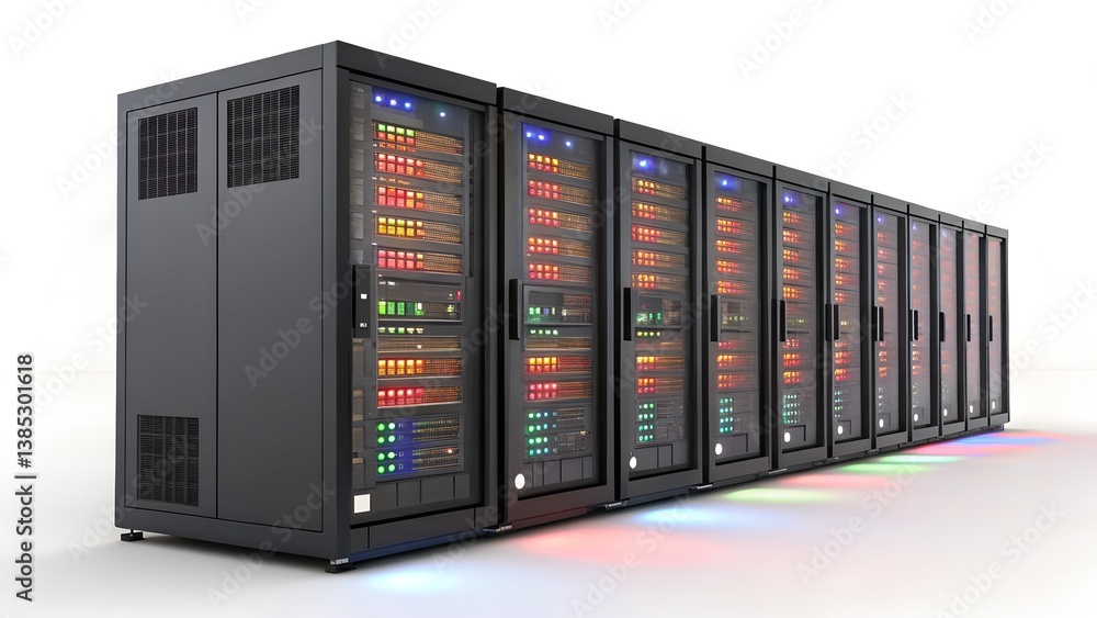 This image depicts a row of sleek, This image depicts a row of sleek,