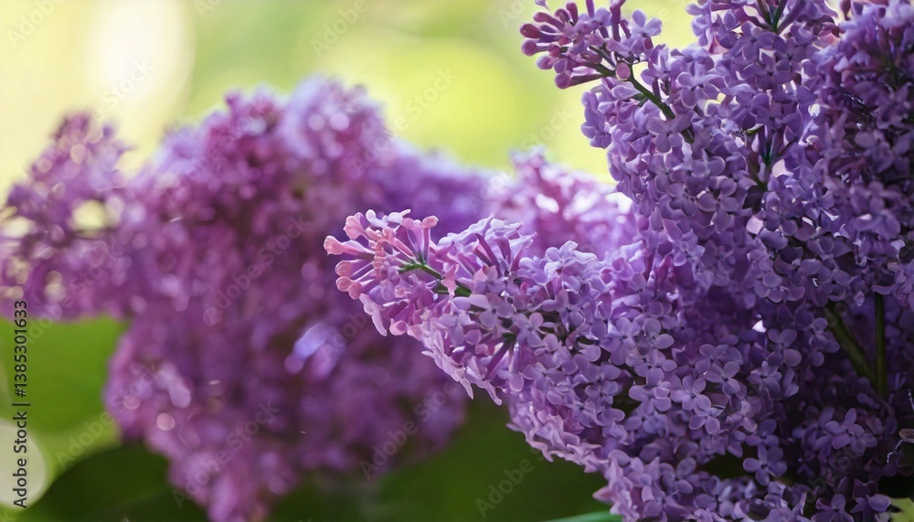 Obraz premium ラベンダーの花の風景、フォトジェニックで美しい花