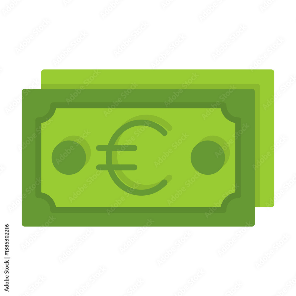 Euro Note Icon Euro Note Icon