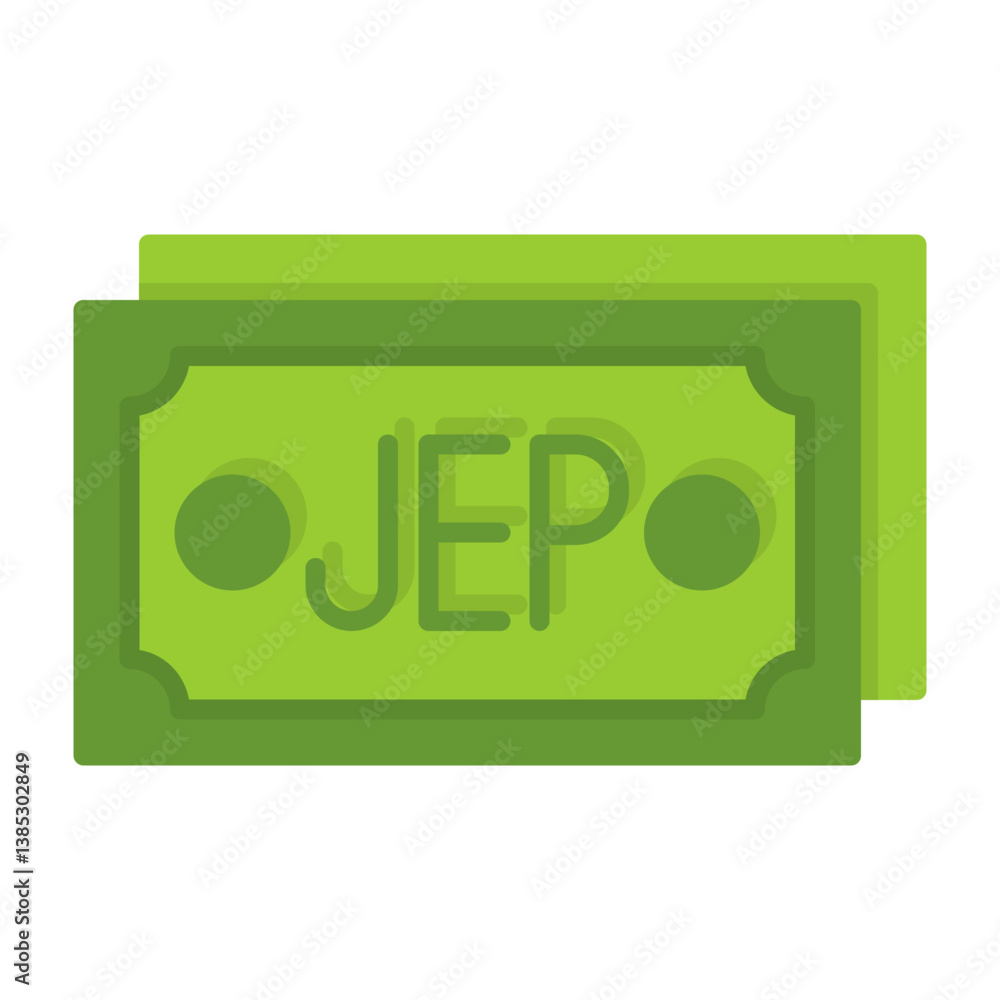 Jersey Pound Note Icon Jersey Pound Note Icon