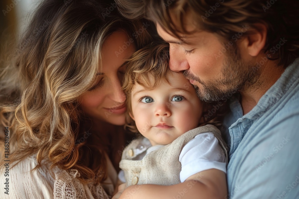 parents kissing son, Generative AI parents kissing son, Generative AI