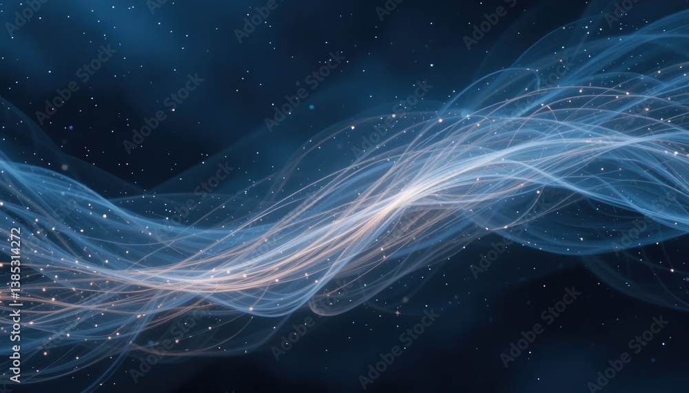 Dynamic flowing light patterns in a cosmic space environment digital art concept abstract visuals Dynamic flowing light patterns in a cosmic space environment digital art concept abstract visuals