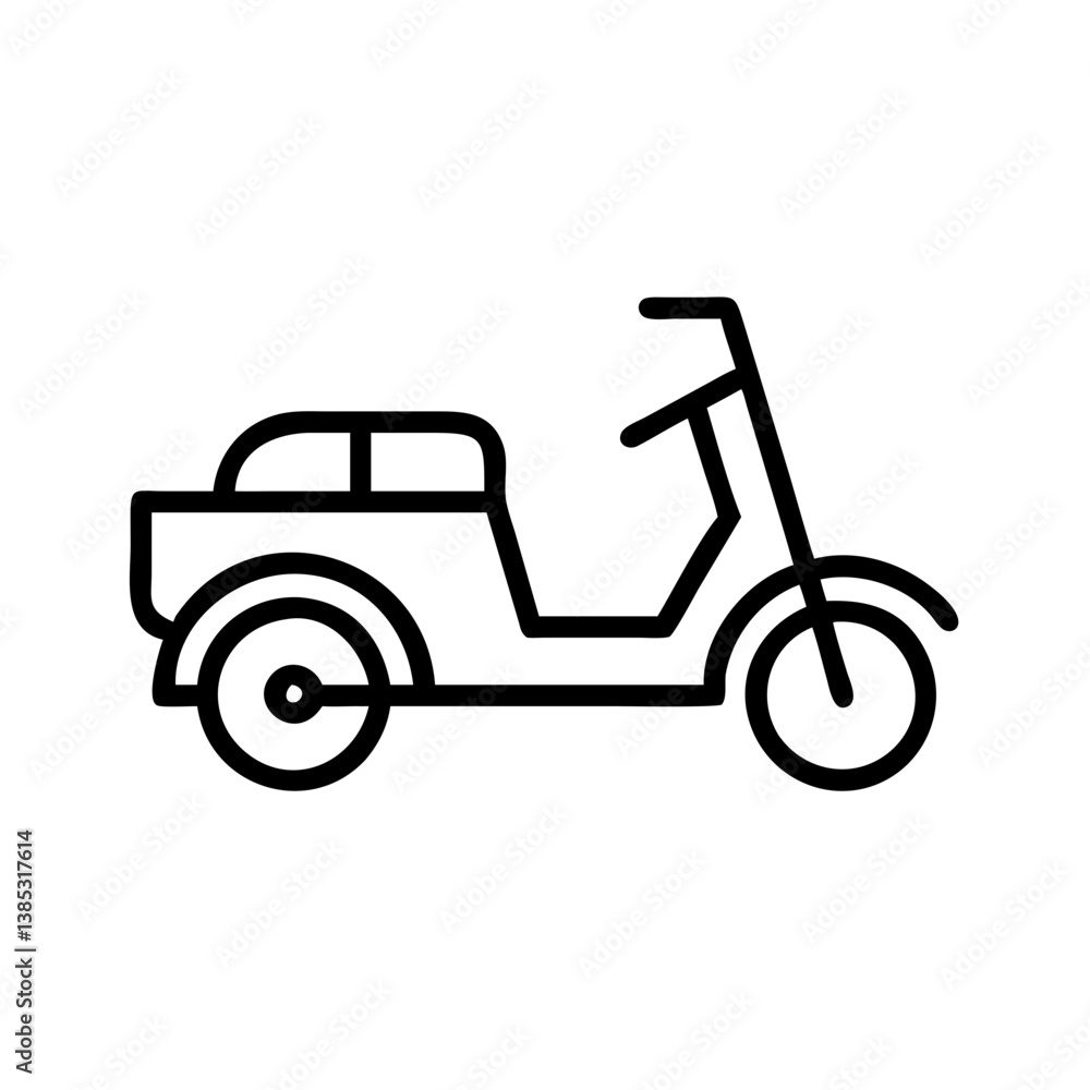 loader-motorcycle flat vector loader-motorcycle flat vector