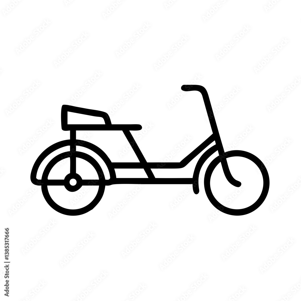 rickshaw flat vector rickshaw flat vector