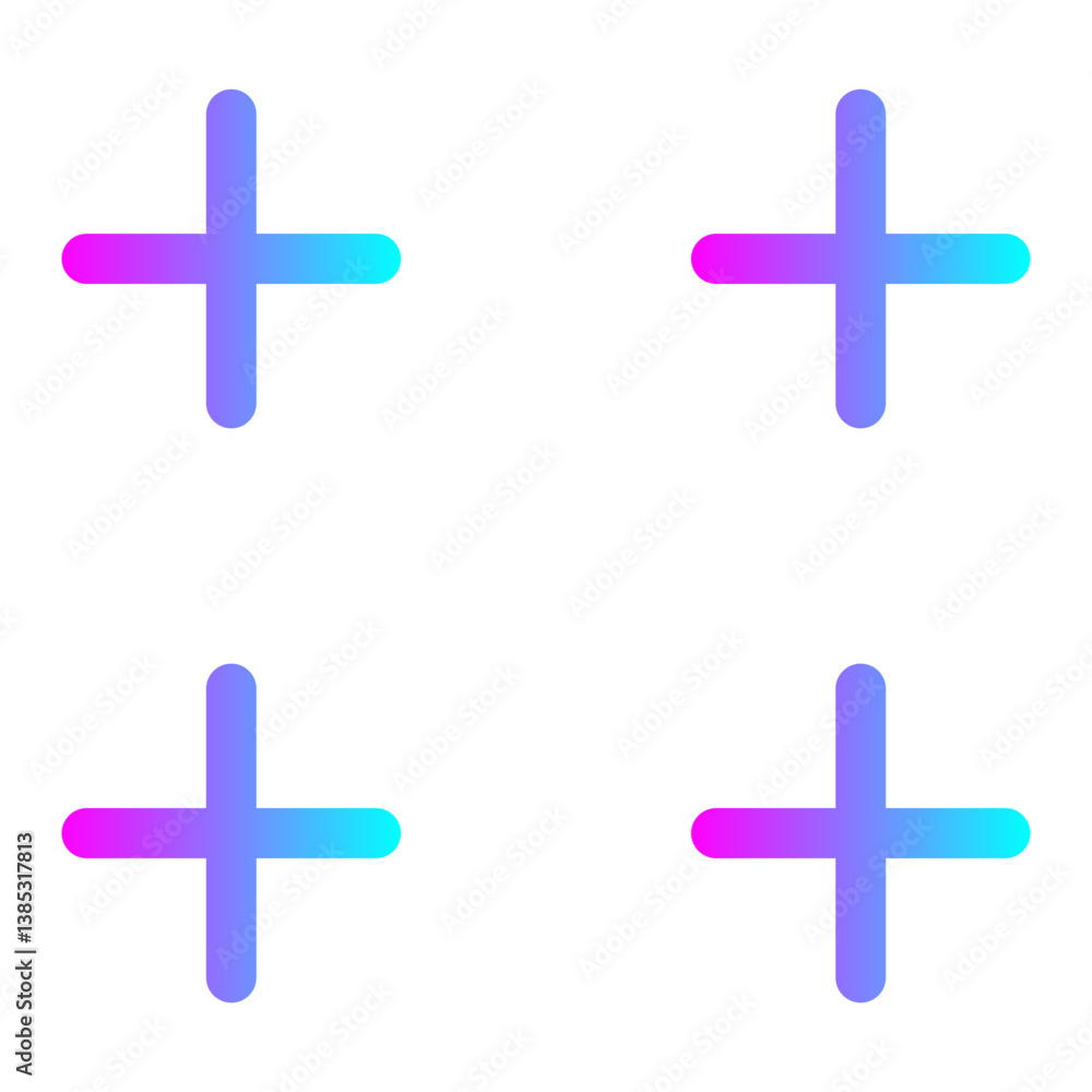 Obraz premium Simple Memphis Geometric Line Shape