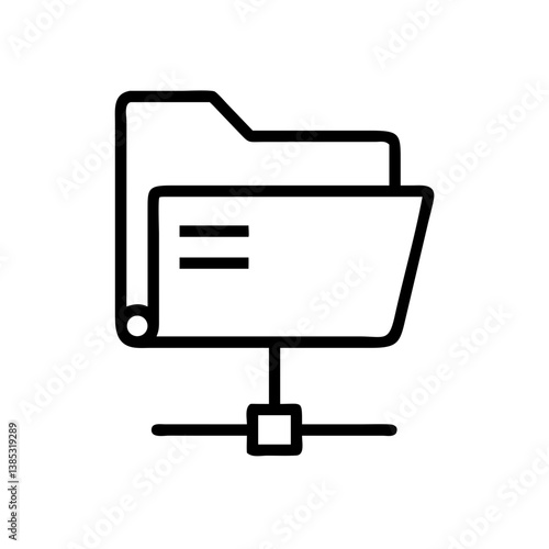 ftp flat vector